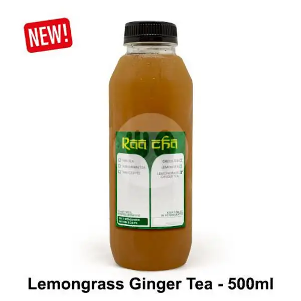 Ice Lemongrass Ginger Tea - 500 ml | Raa Cha Suki & BBQ, Paskal 23