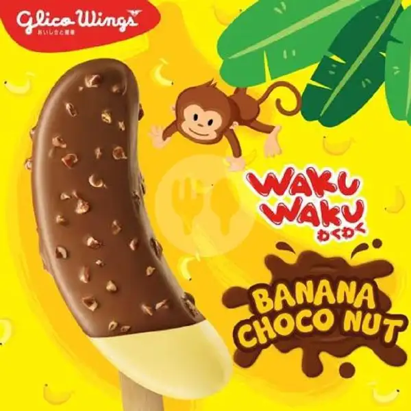 Waku Waku Banana Choco Nut | Toko 25 (Es Krim Joyday), Kaliwates