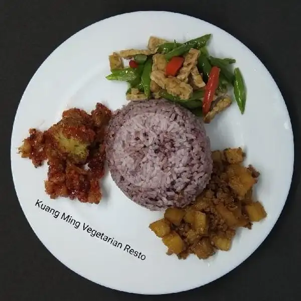 Nasi Rames Sayur | Vegetarian Kuang Ming