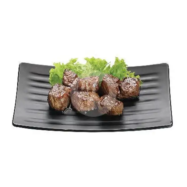 Cube Cut Steak | Genki Sushi, Grand Batam Mall