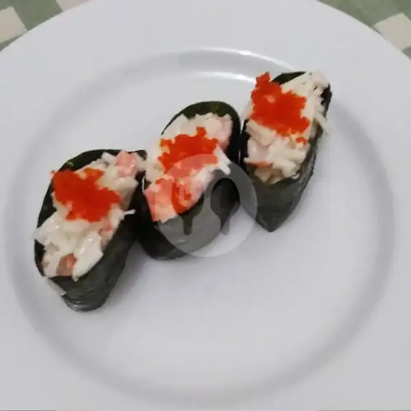 Kani Tobiko Gunkan ( 3 Pcs ) | Sushi Kaila, Pondok Aren