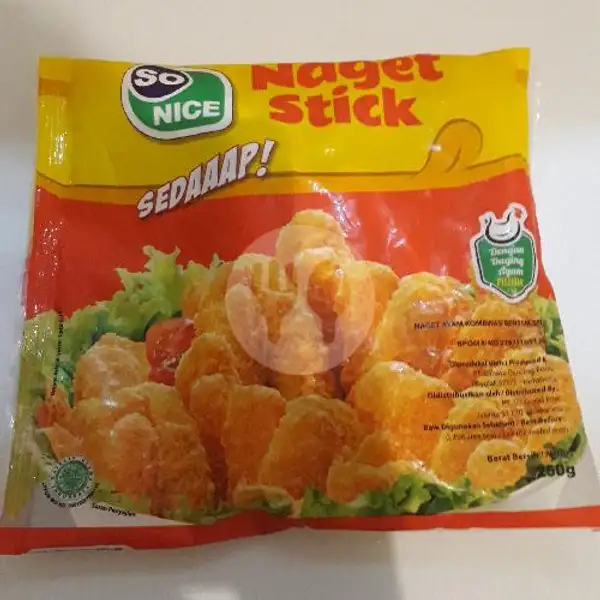 So Nice Chicken Nugget Stick 250 G | Daniswara Frozenfood