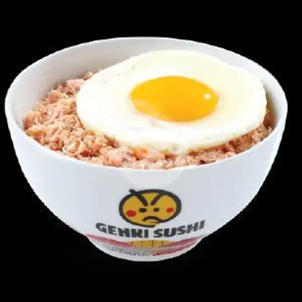 Baked Salmon & Egg Bowl | Genki Sushi, Paragon Mall Semarang