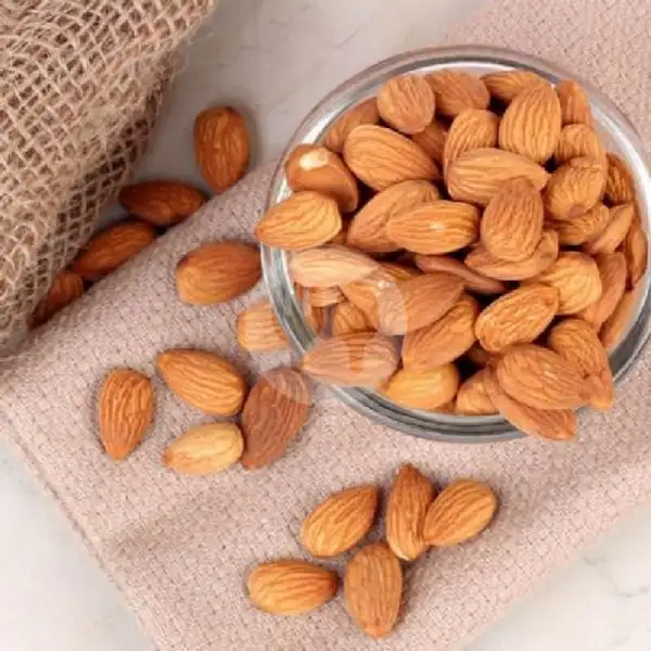 Almond Roasted Original Premium 500 Gram | Bursa Kurma Fardillah Dates