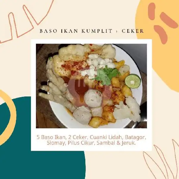 Baso Ikan Kumplit + Ceker | Kwetiaw Jamrud, Lumpia Basah & Bubble Tea, Cimahi