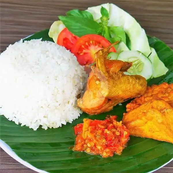 Paket Nasi Ayam Goreng | Bebek Goreng Cak Bagong Cab. Teuku Umar, Denpasar