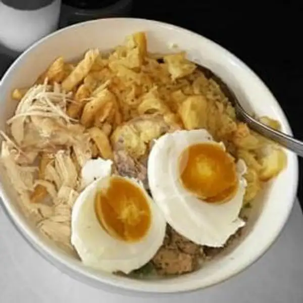 Bubur Ayam Telor Asin | Ayam Gepuk Dan Nasgor Mpok LaLa, Denpasar