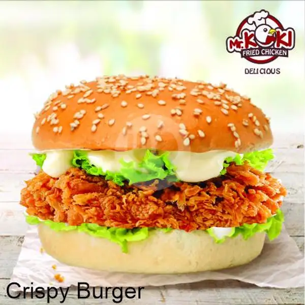 Crispy Burger | Mr Koki Fried Chicken, Bukit Kecil