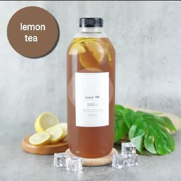 Lemon Tea maknyos (1 liter) | Kebab Burrito - Tea Coffee Milk - Milo Oreo - Kenz Sweet