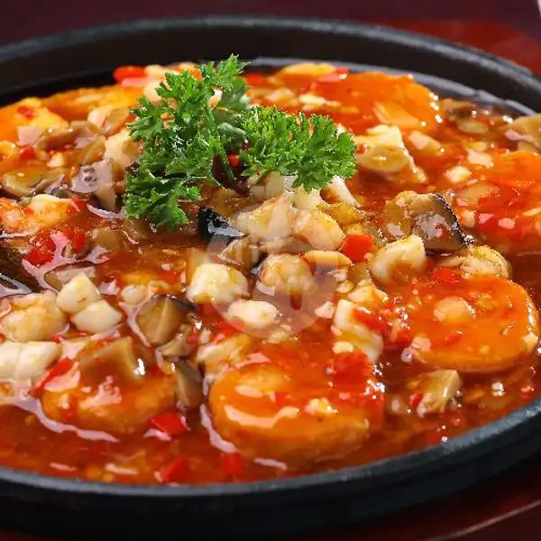 Hotplate Tahu Seafood | Liu Fu, Manyar Kertoarjo