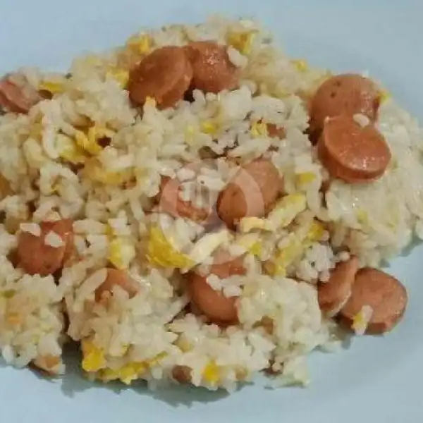 Nasi Goreng Putian Sosis + Telur Dadar | Nasgor Alaviya