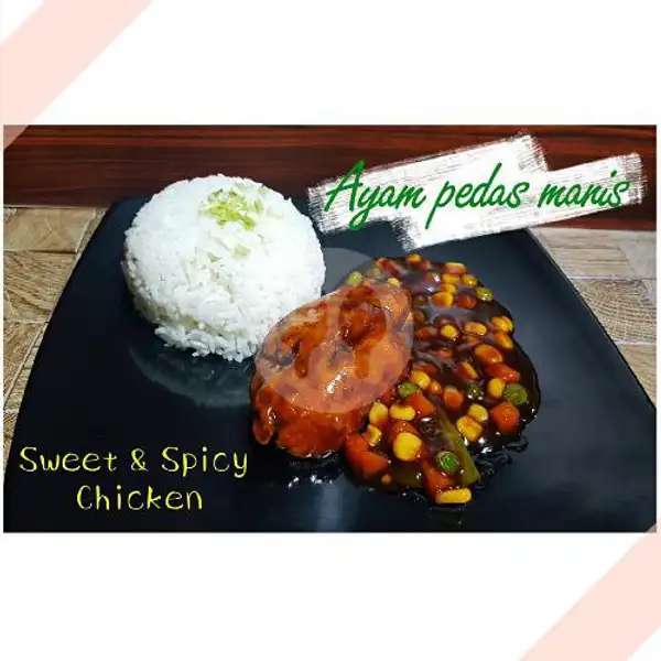 Nasi Ayam Saus Pedas Manis Jaco | Jaco Cafe, Mayangan