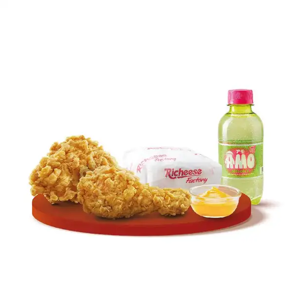 Combo AMO 2 Chicken HS/ Richicken | Richeese Factory, Utan Kayu