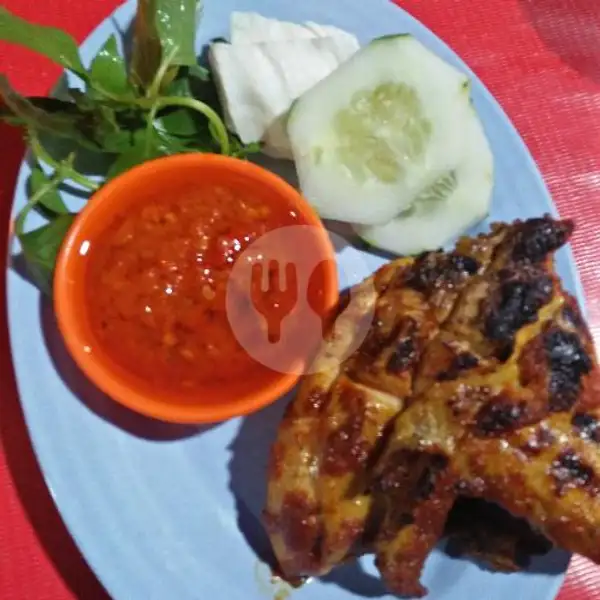 Ayam bakar.+teh obeng | Sate Madura Cak Mat & Bebek Goreng Madu Rasa, Sungai Panas