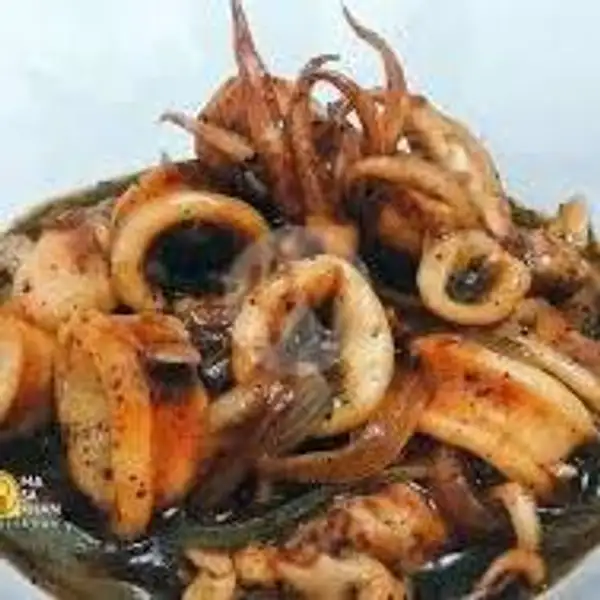 cumi goreng lada hitam | Bandar 888 Sea food Nasi Uduk