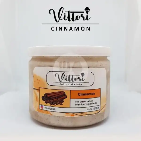Ice Cream Es Krim Gelato Vittori - Cinnamon | Vittori Gelato