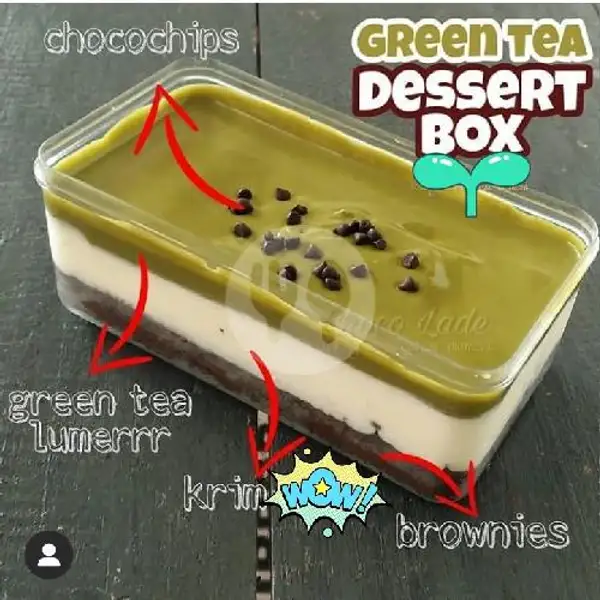 Dessert Box Brownies Green Tea Coklat | Dessert Box Lampung, Merdeka 3