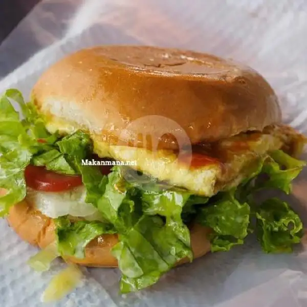 Burger Daging + Telur + Daging Kebab | Raja Kebab Pizza & Burger, Pasopati