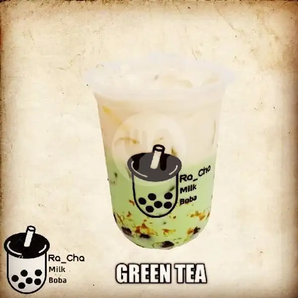 Green Tea + Boba | Ra Cha Boba Kayumas