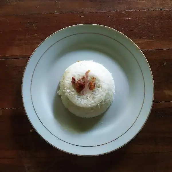 Nasi Putih | Ayam Kremes Mbak Wik