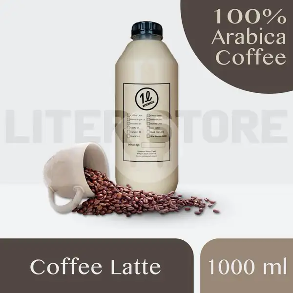 Coffee Latte 1000ml | The Liter, Summarecon Bekasi