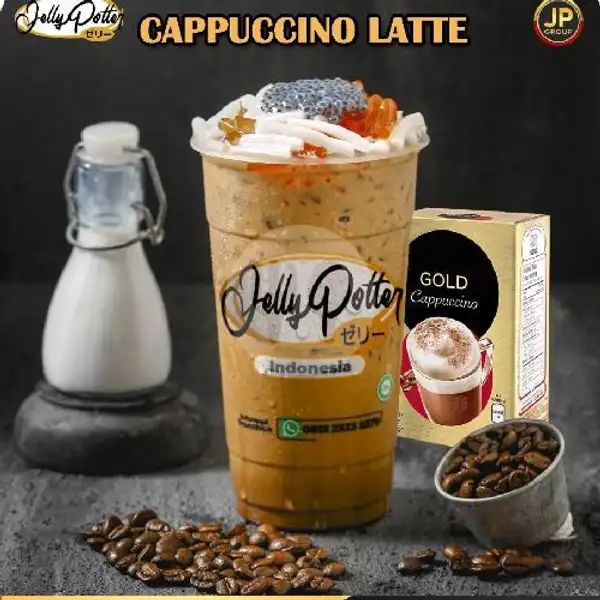 Cappuccino Latte | Jelly Potter, Neglasari