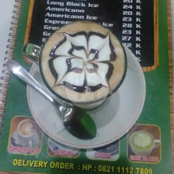 Latte Art Es / Panas | Mie Aceh Vona Seafood, Citra 7