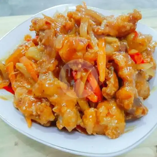 Chicken Crispy  Saus(tanpa Nasi) | Depot Chicken Rania, Lebak Rejo Utara