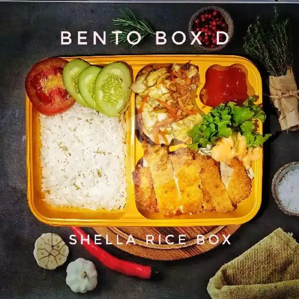 Bento Box D (Katsu +Yasai Itame) | Rice Bowl Shela