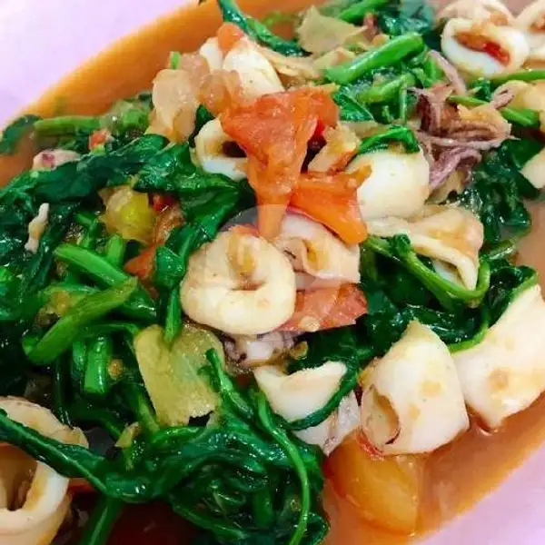 Kangkung Cah Seafood / Sapi / Ayam (Harap dipilih lauknya) | Waroeng 86 Chinese Food, Surya Sumantri
