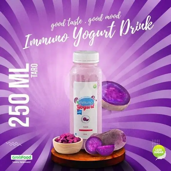 Taro Homemade Yogurt Drink 250ml | Bebek Dower, Point Baranang Siang