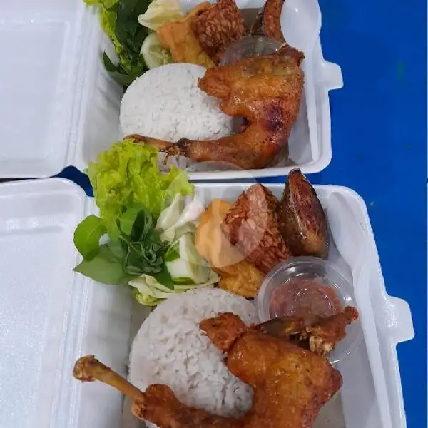 Lalapan Ayam Kampung | Nasi Ceker Sayap Pedas BJ Jl Bromo 66 Kepanjen