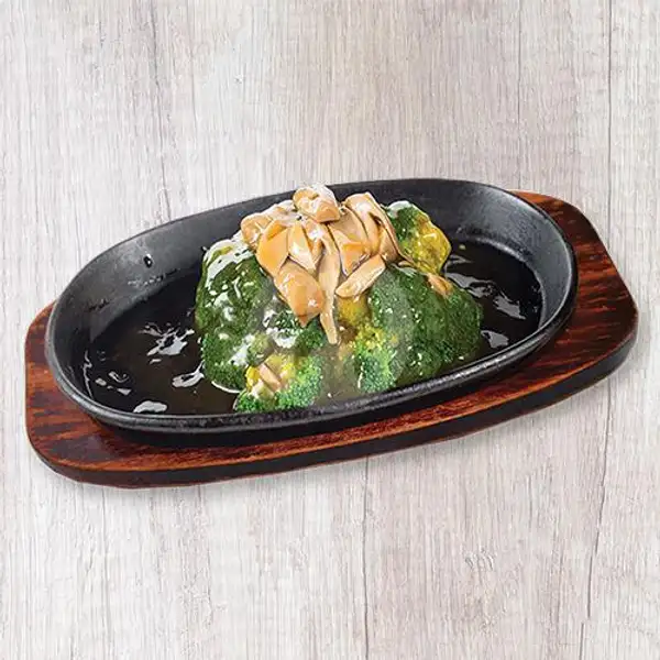 Brokoli Saus Abalone | Kangen Cafe, Nagoya Hill