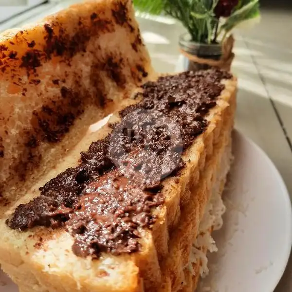 Roti Bandung Panggang Nucomaltine - Coklat | Roti Kukus Pom Pom, Bekasi Utara