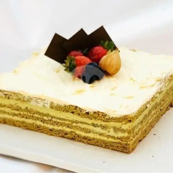 Opera Green Tea Cake | Sari Delicatessen, Hotel Sari Pacific Jakarta