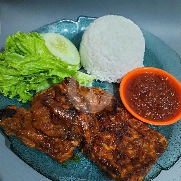 Paket Komplit Ayam Bakar | Nasi Ayam Gule Sapi, Cireng Isi, Buahbatu, Vitastore46