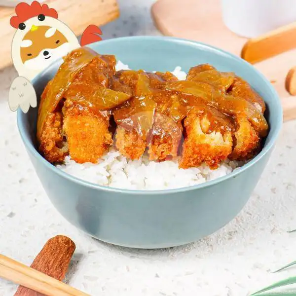 Curry Tori Katsu Don | Moon Chicken by Hangry, Harapan Indah