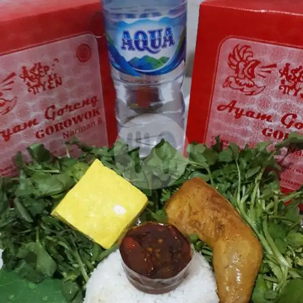 Nasi Ayam Tahu Aqua | Ayam Gorowok Asep Tiyen, Murni 3