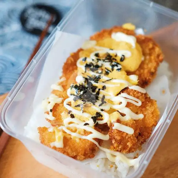 Chicken Katsu Salted Egg Ricebox | Katsu Retsu