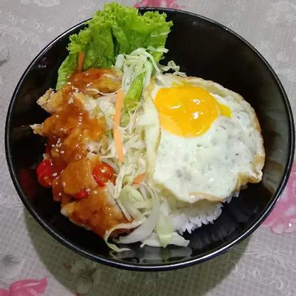 Fried Chicken Thailand Sauce Rice Bowl | Warung Kita, Kampung Story
