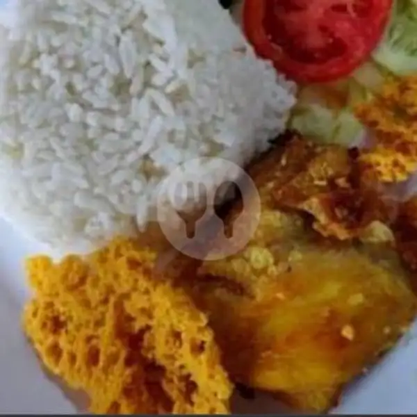 Nasi Tepong Ayam Kremes | Serbapenyetan, Aren
