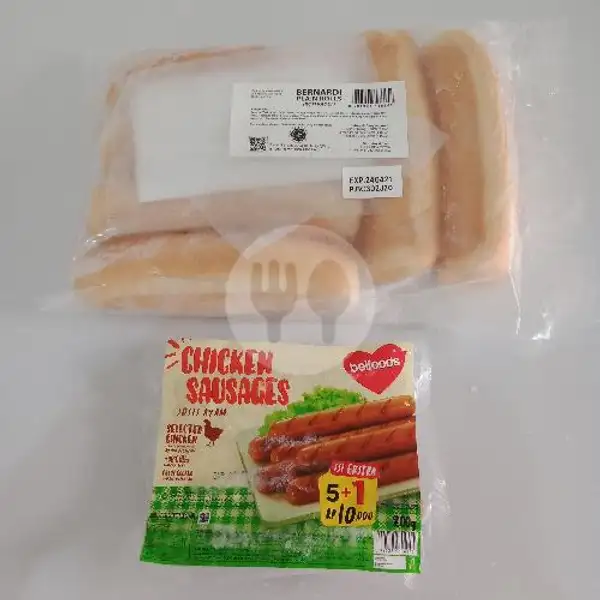 Paket Roti + Sosis Belfoods | Minifroz,Ardio Bogor