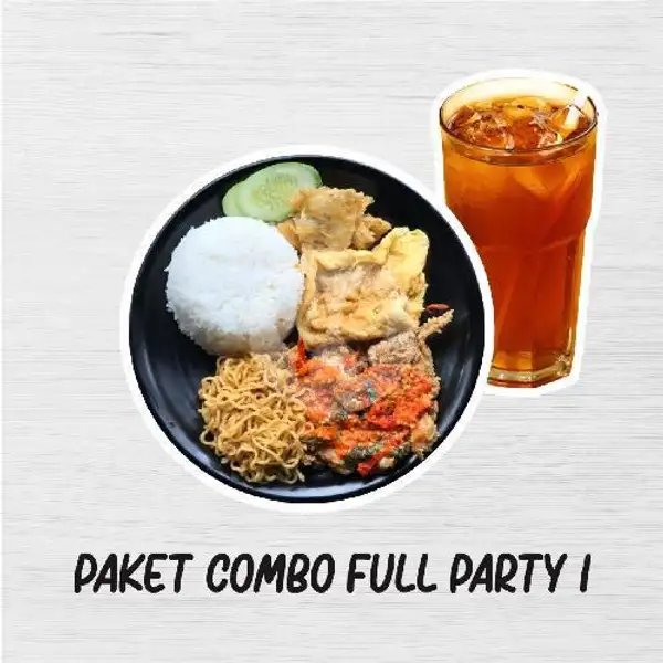 Paket Combo Full Party 1 | Waroeng Geprek, Kampus Univ. Siliwangi