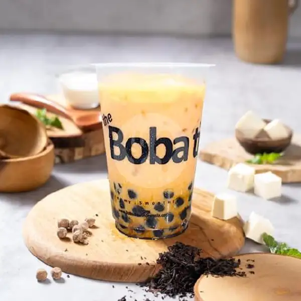 Premium Thai Tea Boba | The Bobatime, Batuceper