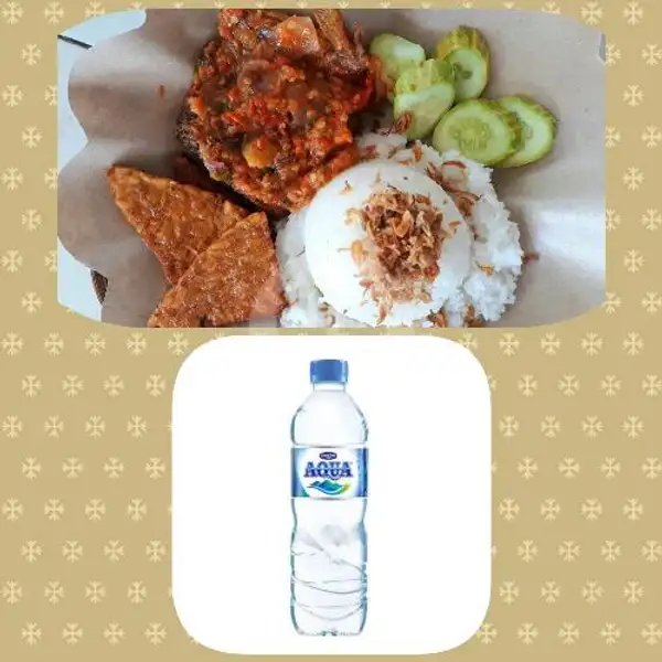 Paket Aqua, Nasi Ayam Goreng Batokok | Teh Talua Pak Datuak, Elang