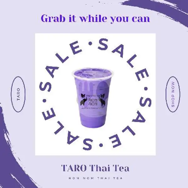 Thai Tea Taro (Large) | Dada Donat Kentang Merpati