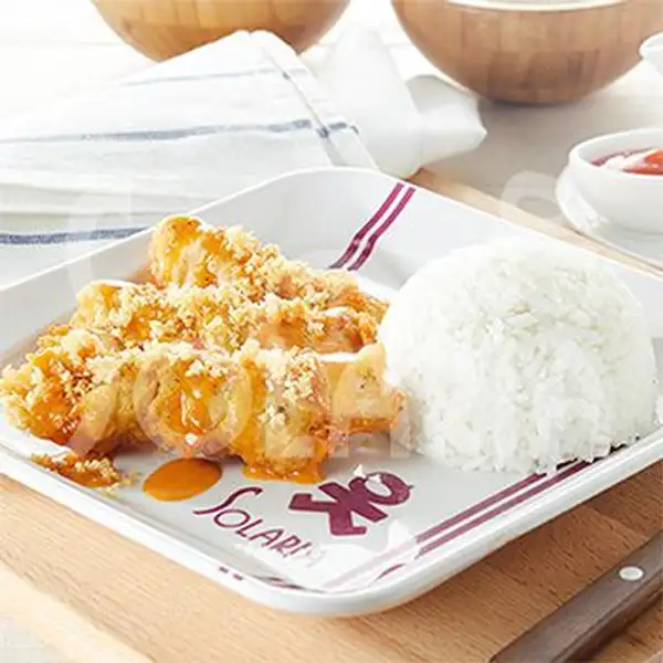 Nasi Crispy Chicken Spicy Mayo | Solaria, Transmart Pangkal Pinang