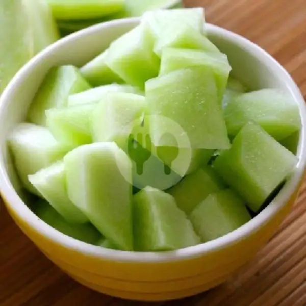 Buah Potong Melon | Salad Buah Saladdin dan Seblak, Limo