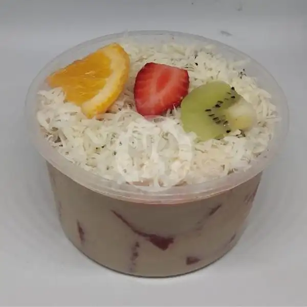 Salad Saus Vanilla Latte 300ml Toping Keju | Pudding & Salad Start, Imam Bonjol