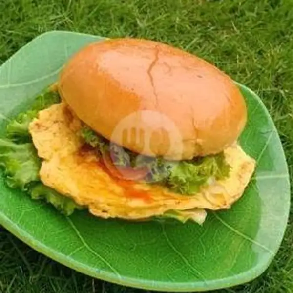 Burger Telur + Keju | Kebab Mufasa